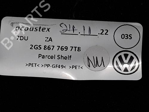 Rear parcel shelf VW POLO VI (AW1, BZ1, AE1) 1.0 TSI | BP30796794C85