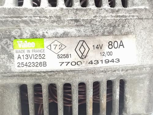 Alternator RENAULT MEGANE I (BA0/1_) 1.9 dTi (BA08, BA0N) | BP29738769M7