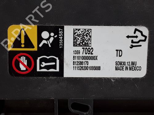 ECU airbags OPEL CORSA E (X15) 1.2 (08, 68) | BP33221185M53 - Image 2