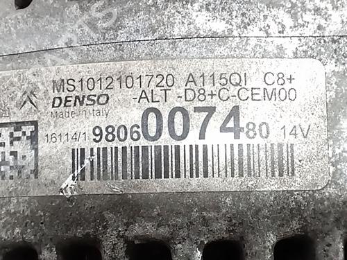Alternator CITROËN C3 II (SC_) 1.2 VTi 82 | BP38274044M7 - Image 2