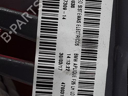 Left tailgate light BMW X3 (F25) sDrive 18 d | BP30915604C79