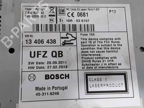 Radio OPEL CORSA D (S07) 1.3 CDTI (L08, L68) | BP25190118E6 