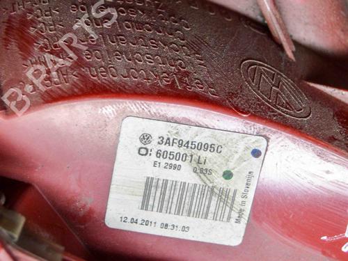 Left taillight VW PASSAT B7 Variant (365) 2.0 TDI | BP14646705C34
