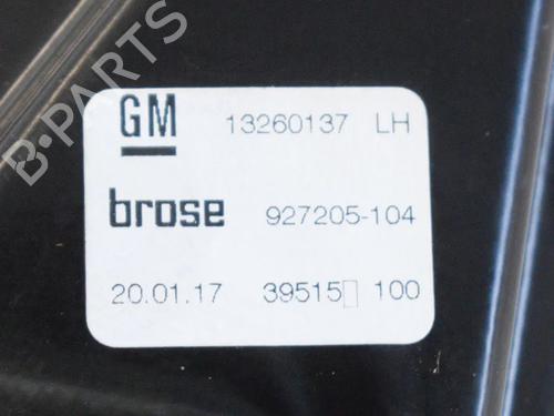 Front left window mechanism OPEL ZAFIRA TOURER C (P12) 1.4 (75) | BP6744461C22 