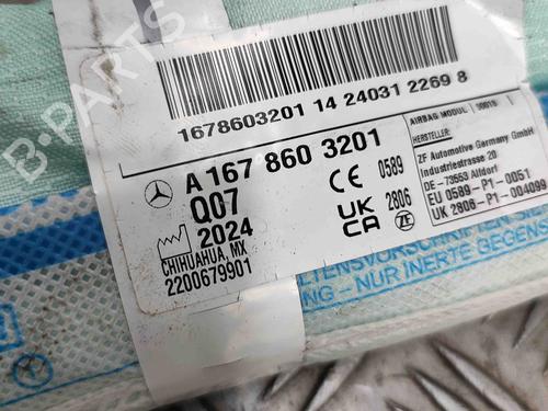 Right curtain airbag MERCEDES-BENZ GLE (V167) GLE 450 4-matic (167.159) | BP28561565C12 
