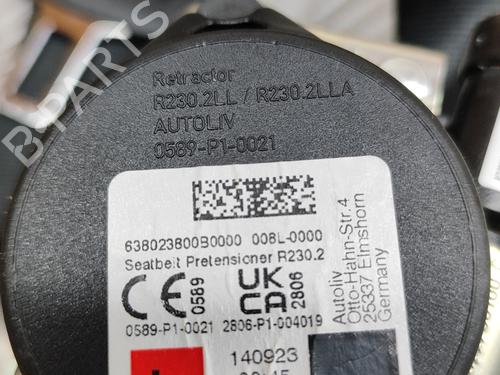 Front left seatbelt VOLVO XC40 (536) B3 Mild-Hybrid | BP29391553I26 