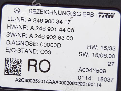 Electronic module MERCEDES-BENZ CLA Coupe (C117) CLA 220 CDI / d (117.303) | BP7739237M83 