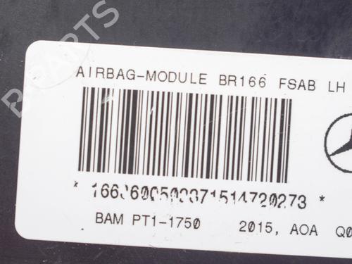 Left seat airbag MERCEDES-BENZ GL-CLASS (X166) GL 350 CDI / BlueTec 4-matic (166.823, 166.824) | BP10186894C13 