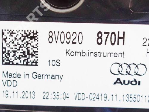 Instrument cluster AUDI A3 Convertible (8V7, 8VE) 2.0 TDI | BP6741860C47 
