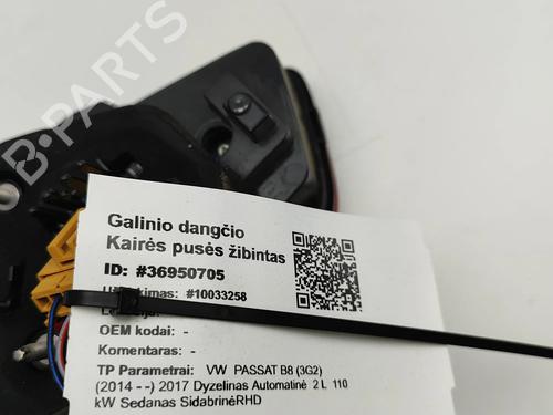 Left tailgate light VW PASSAT B8 (3G2, CB2) 2.0 TDI | BP37643041C79 - Image 6