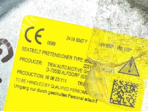 Rear right seatbelt AUDI Q7 (4MB, 4MG, 4MQ) SQ7 TDI quattro | BP34160912I28  - Image 5