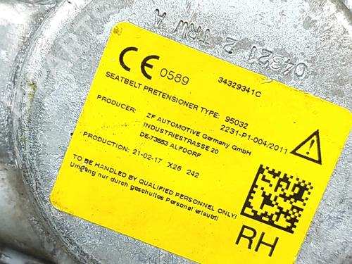 Front right seatbelt OPEL MOKKA 1.2 (76) | BP33392171I25  - Image 6