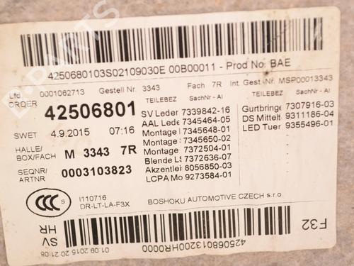 Rear right panel BMW 4 Coupe (F32, F82) 425 d | BP33349727C61  - Image 5