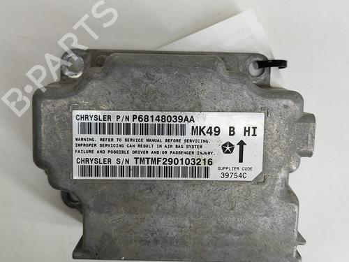 Airbag styreenhed JEEP COMPASS (MK49) 2.2 CRD 4x4 (163 hp) 16711528