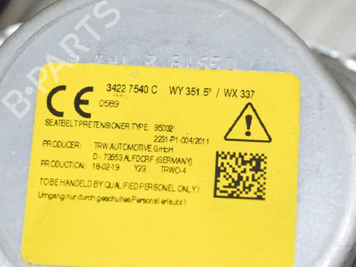 Rear right seatbelt BMW X2 (F39) xDrive 20 d | BP27749464I28 