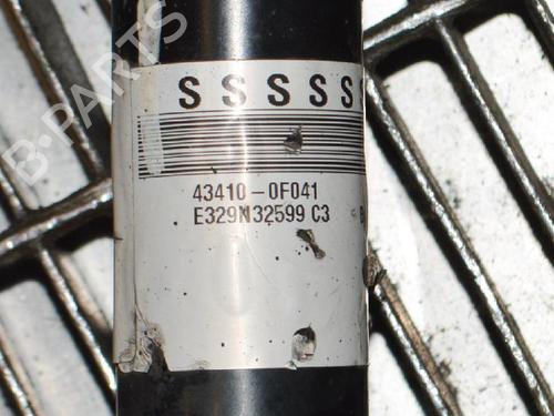 Right front driveshaft TOYOTA AURIS Estate (_E18_) 1.4 D-4D (NDE180_) | BP6753806M39 