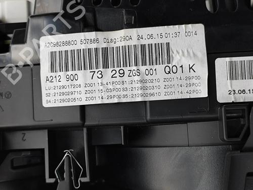 Instrument cluster MERCEDES-BENZ E-CLASS Coupe (C207) E 350 BlueTEC / d (207.326) | BP24819838C47  - Image 8