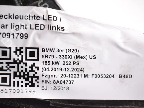 Right tailgate light BMW 3 (G20, G80, G28) 330 i | BP33349362C80 - Image 10
