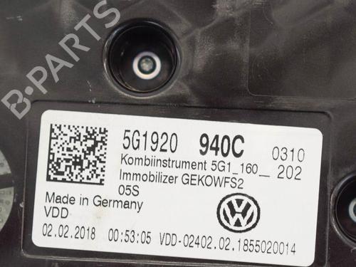 Instrument cluster VW GOLF VII (5G1, BQ1, BE1, BE2) 1.4 TSI | BP6750712C47 