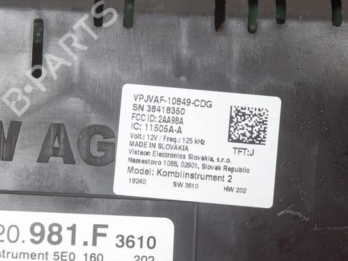 Instrument cluster SKODA OCTAVIA III Combi (5E5, 5E6) 1.6 TDI | BP10073803C47 