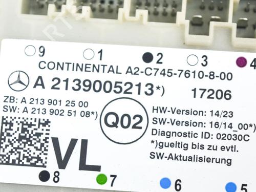 Electronic module MERCEDES-BENZ E-CLASS (W213) E 350 e (213.050) | BP7853066M83 