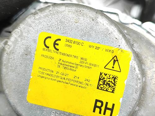 Rear right seatbelt OPEL MOKKA 1.2 (76) | BP32501360I28 