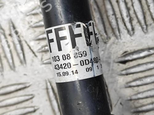 Left front driveshaft TOYOTA YARIS (_P13_) 1.3 (NSP130_, NSP130) | BP26311331M38 