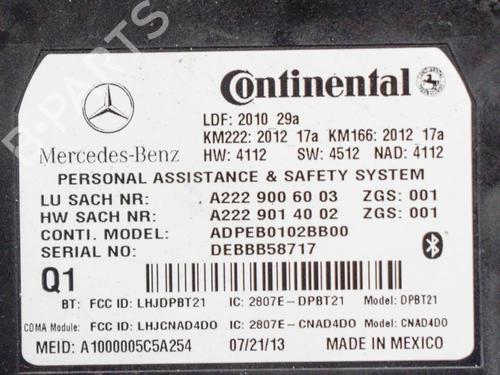 Electronic module MERCEDES-BENZ E-CLASS Convertible (A207) E 350 (207.459) | BP6753441M83 - Image 5