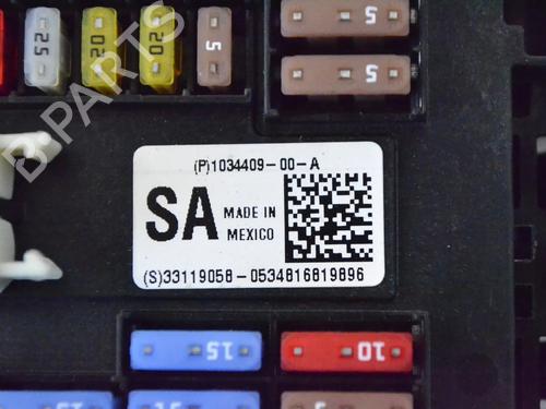 Fuse box TESLA MODEL S (5YJS) 75D AWD | BP30244372E1 