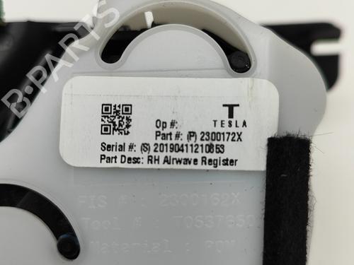 Air vent TESLA MODEL 3 (5YJ3) EV AWD | BP29391654I21 