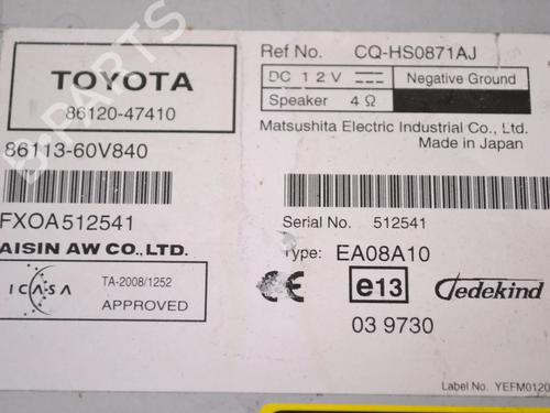 Electronic module TOYOTA PRIUS (_W3_) 1.8 Hybrid (ZVW3_) | BP30214707M83  - Image 5