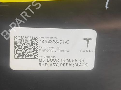 Front right panel TESLA MODEL 3 (5YJ3) EV AWD | BP33798377C59  - Image 7