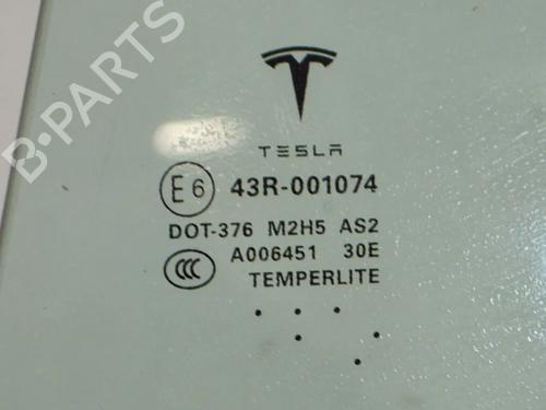 Used Rear left door window TESLA MODEL S (5YJS) 75D AWD (525 hp) 20233056