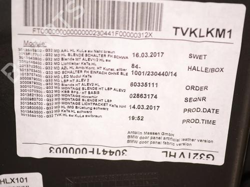 Rear left panel BMW 6 Gran Turismo (G32) 630 d xDrive | BP33338416C60 - Image 5