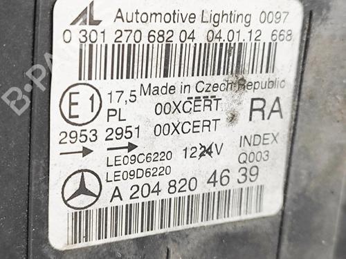Right headlight MERCEDES-BENZ C-CLASS Coupe (C204) C 220 CDI (204.302) | BP36067008C29 - Image 8