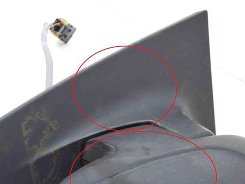 Right mirror PEUGEOT EXPERT Van (VF3A_, VF3U_, VF3X_) 1.6 HDi 90 16V | BP9227684C27 