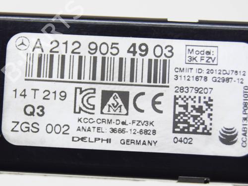 Electronic module MERCEDES-BENZ E-CLASS (W212) E 220 BlueTEC (212.001) | BP7732497M83 