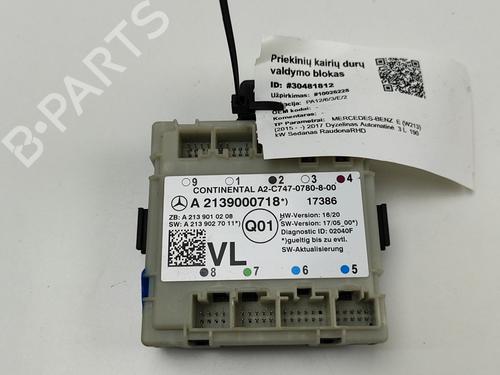 Elektronisk modul MERCEDES-BENZ E-CLASS (W213) E 350 d (213.033) (258 hp) 26524262
