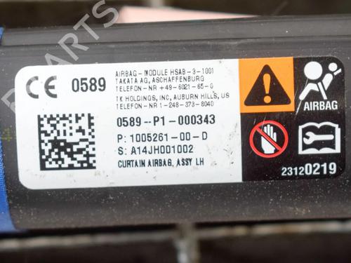 Left curtain airbag TESLA MODEL S (5YJS) 75 | BP20231382C11  - Image 6