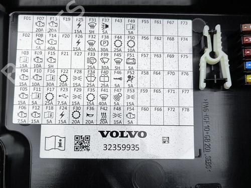 Fuse box VOLVO V60 II (225) B6 Mild-Hybrid AWD | BP33382789E1  - Image 9
