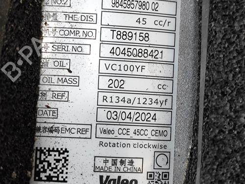 AC compressor PEUGEOT 3008 III (KA_, KB_, KC_) e-210 (KCZKZX) | BP28687627M34 