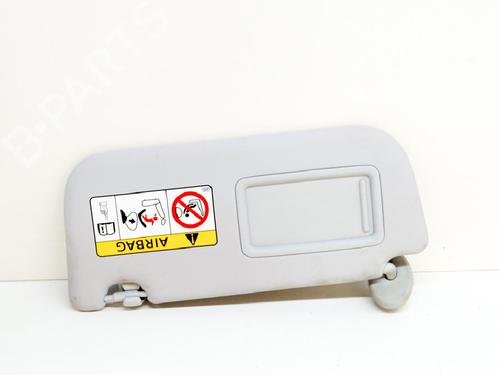 Left sun visor TOYOTA PRIUS (_W5_) 1.8 Hybrid (ZVW50, ZVW50_, ZVW51_, ZVW50R, ZVW51) | BP27749131I1 