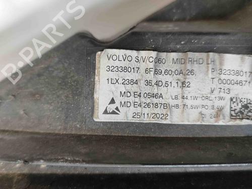 Left headlight VOLVO V60 II (225) B6 Mild-Hybrid AWD | BP29459388C28 