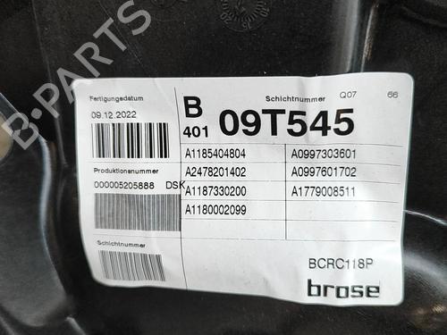 Rear left window mechanism MERCEDES-BENZ CLA (C118) CLA 200 (118.387) | BP28675910C24 