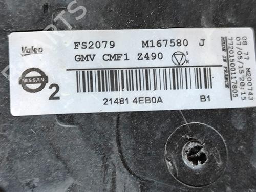 Køleventilator elektrisk NISSAN QASHQAI II (J11, J11_) 1.6 dCi ALL MODE 4x4-i | BP16258722M35 