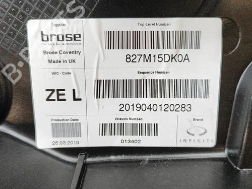 Rear left window mechanism INFINITI Q30 1.6 | BP28564048C24 