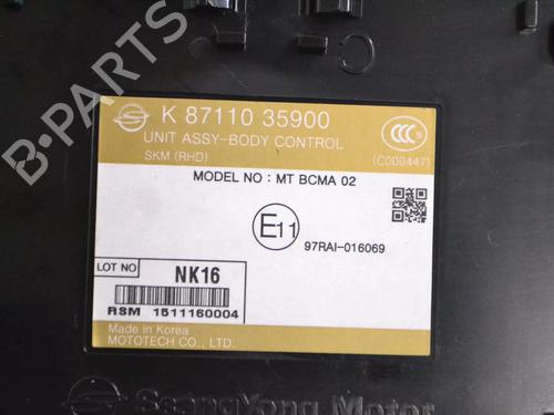 Electronic module SSANGYONG TIVOLI 1.6 | BP33349278M83  - Image 5