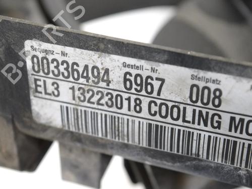 Radiator fan OPEL INSIGNIA A (G09) 2.0 CDTI (68) | BP9898378M35 
