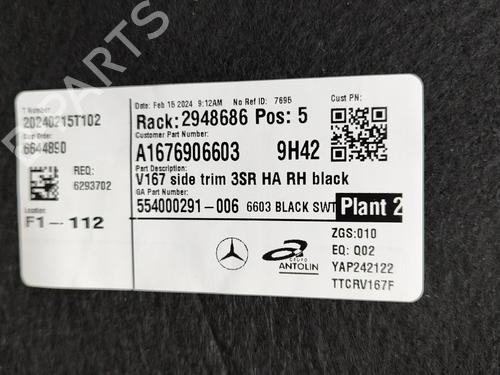 Boot lining MERCEDES-BENZ GLE (V167) GLE 450 4-matic (167.159) | BP33985399I3  - Image 8