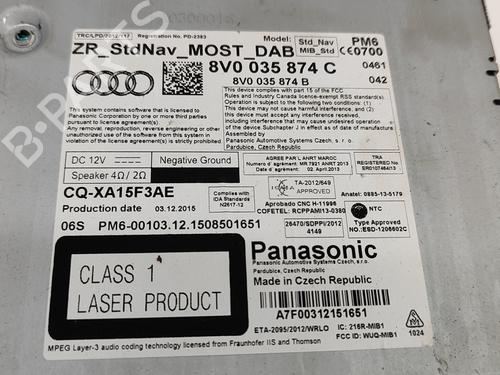 Electronic module AUDI A3 (8V1, 8VK) S3 quattro | BP21187774M83 